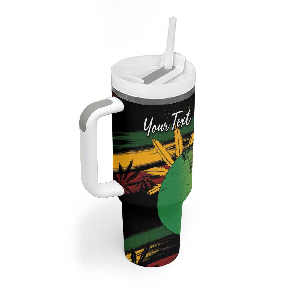 Personalised Afro Reggae Tumbler With Handle Soul of Music Sketch Style LT7