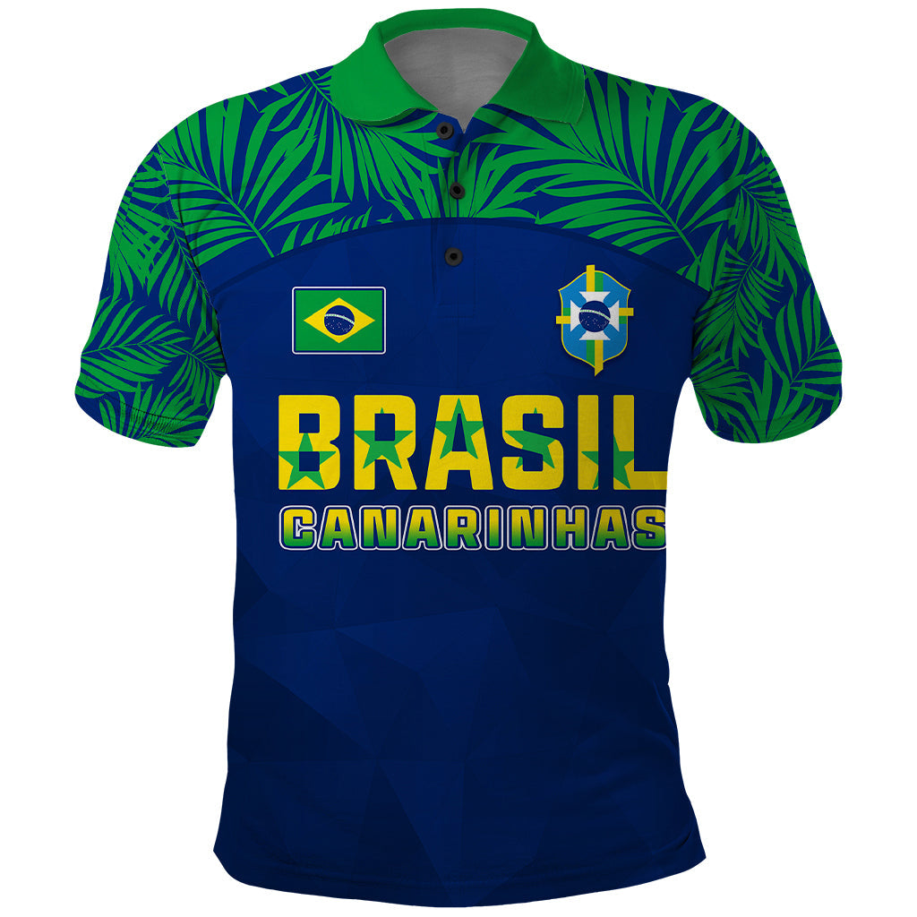 Personalised Brazil Football Polo Shirt Women's WC 2023 Selecao LT7