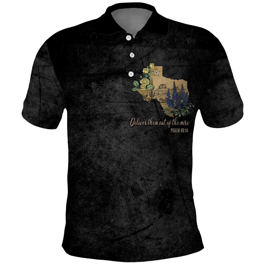 Pray for Texas Polo Shirt Hill Country Strong LT7