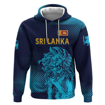 Sri Lanka Cricket Lion World Cup 2024 Hoodie Gradient Inspiration LT7