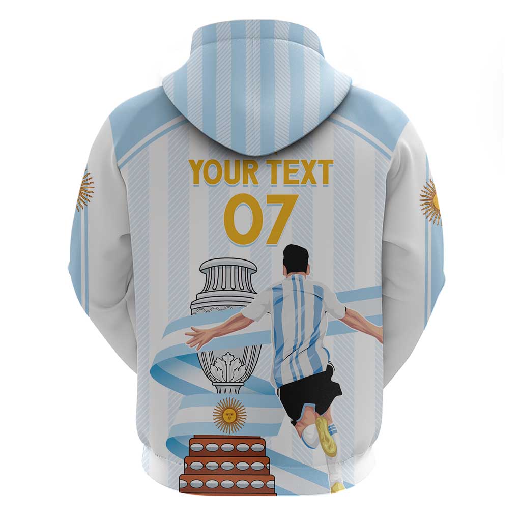 Argentina Campeones Custom Hoodie Vamos Vamos Albiceleste LT7