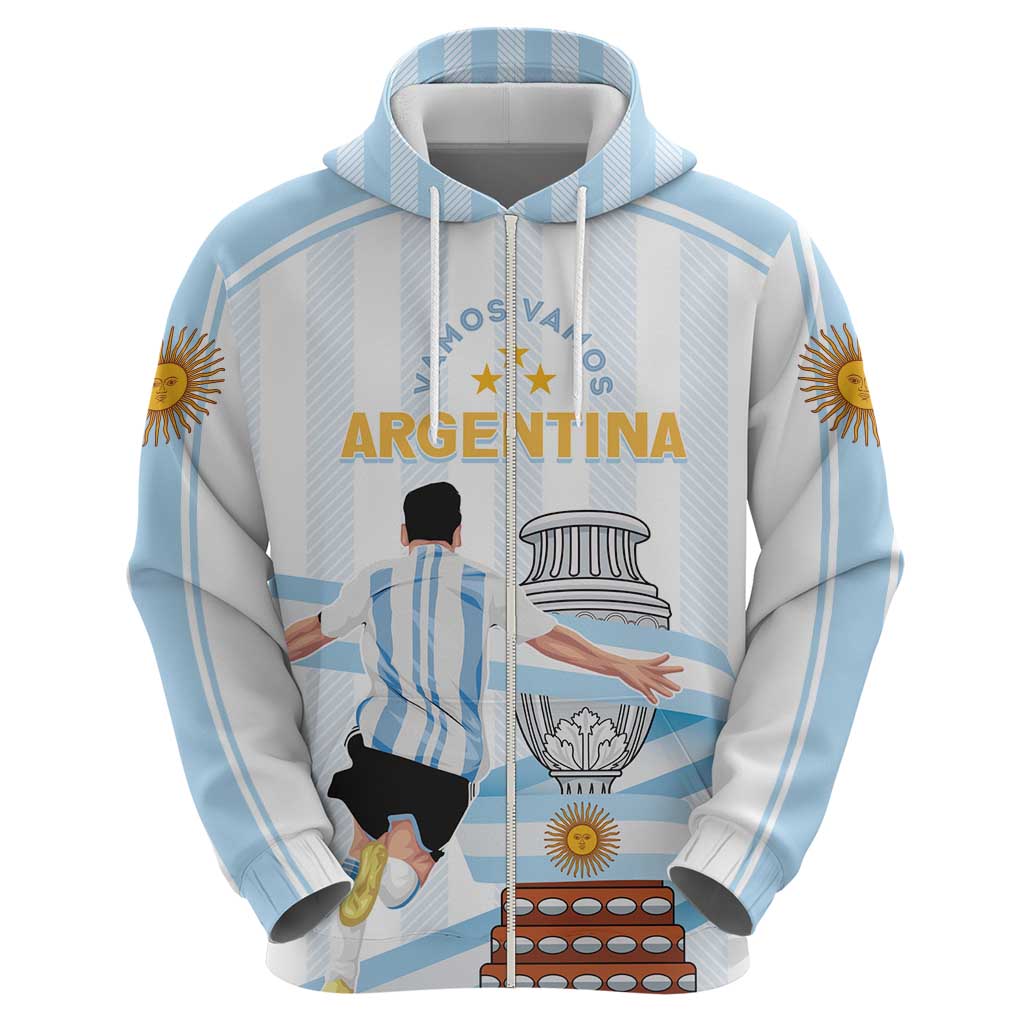 Argentina Campeones Custom Hoodie Vamos Vamos Albiceleste LT7