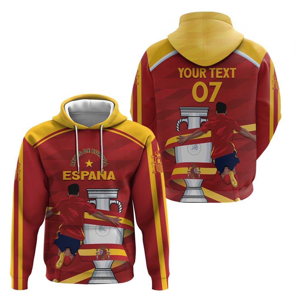 Spain Campeones Custom Hoodie Reyes de Europa LT7