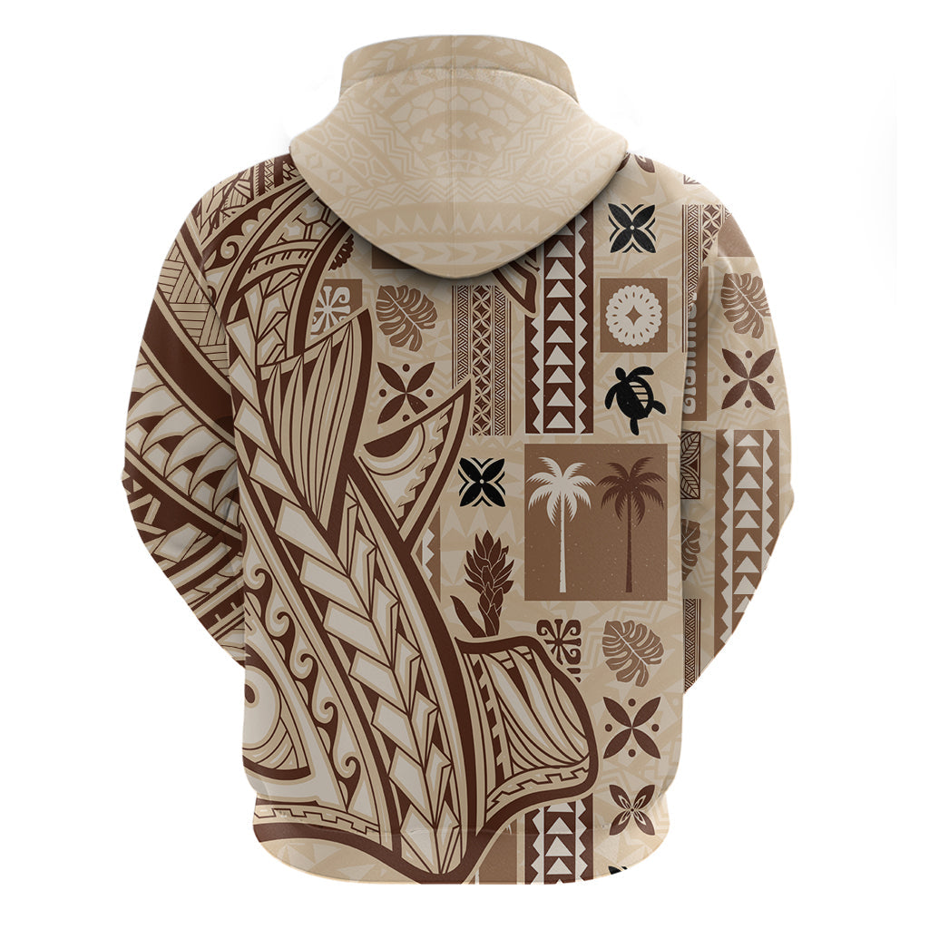 Samoa Tapa Hoodie Siapo Mix Tatau Patterns LT7