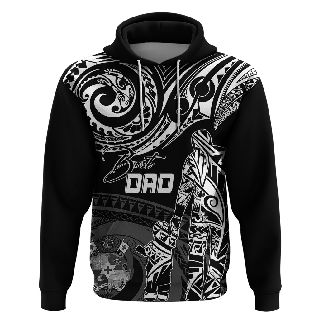 Personalised Father's Day Tonga Hoodie Polynesian Dad & Kid LT7
