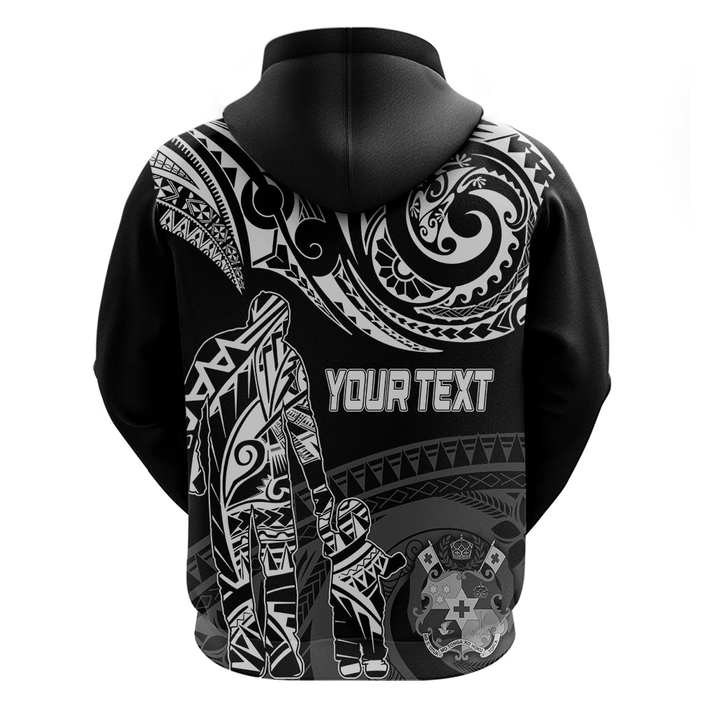 Personalised Father's Day Tonga Hoodie Polynesian Dad & Kid LT7