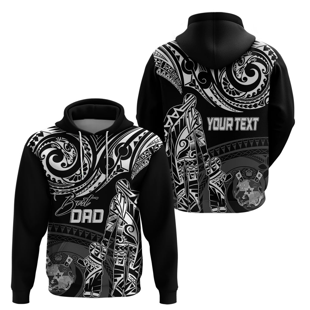Personalised Father's Day Tonga Hoodie Polynesian Dad & Kid LT7