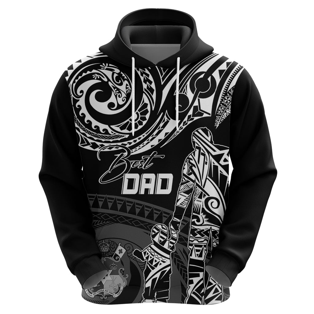 Personalised Father's Day Tonga Hoodie Polynesian Dad & Kid LT7