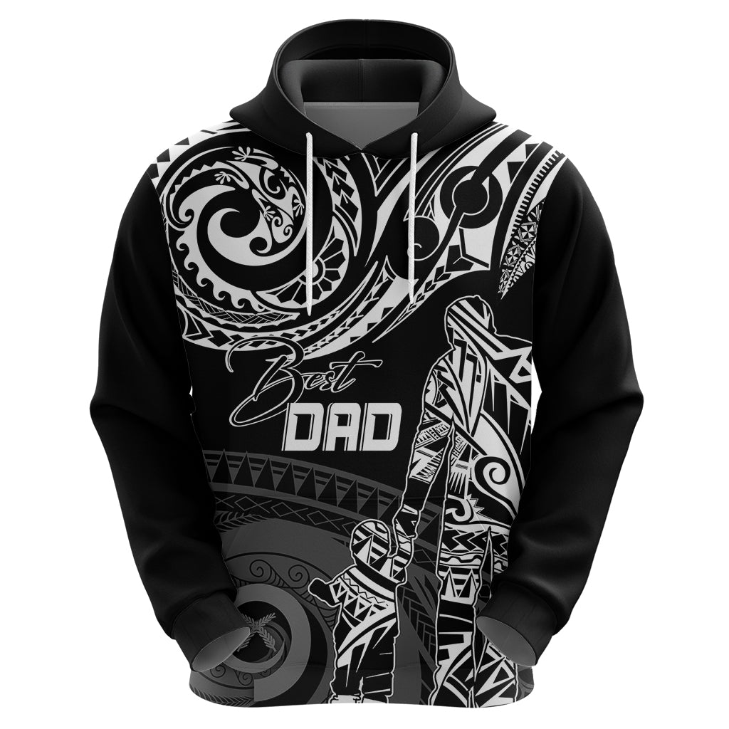 Personalised Father's Day Vanuatu Hoodie Polynesian Dad & Kid LT7