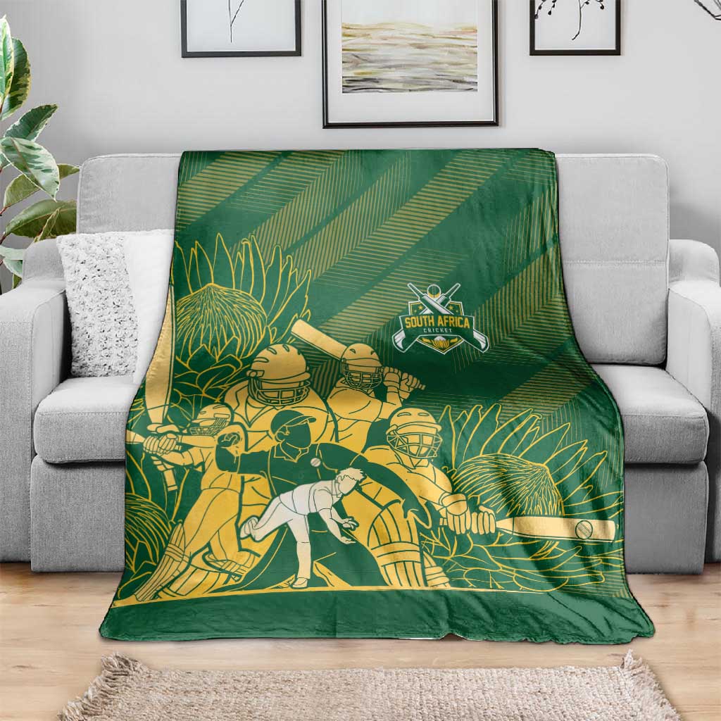 South Africa Cricket Champion Blanket Proteas Rock The World LT7