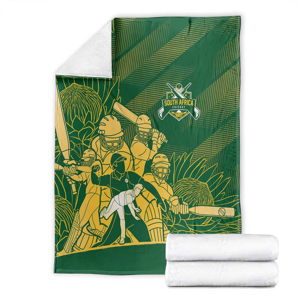 South Africa Cricket Champion Blanket Proteas Rock The World LT7