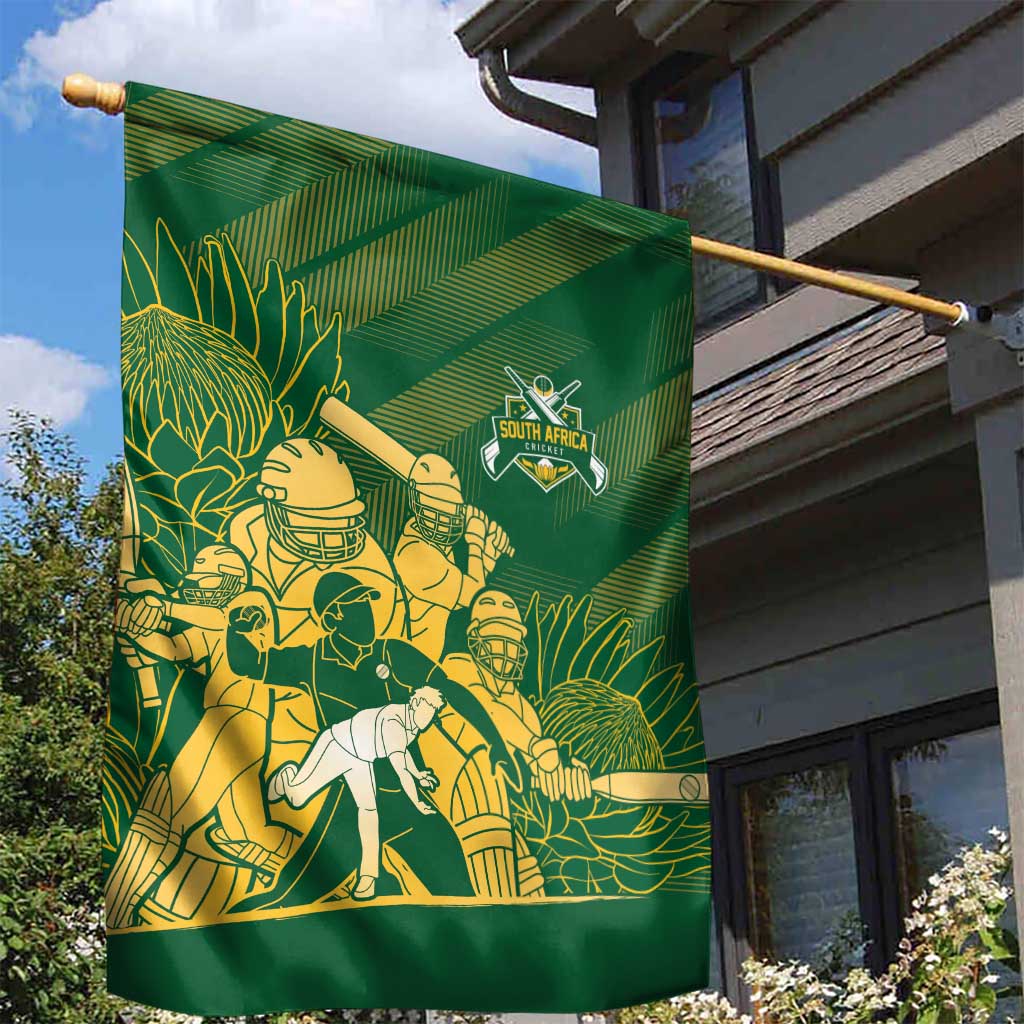 South Africa Cricket Champion Garden Flag Proteas Rock The World LT7