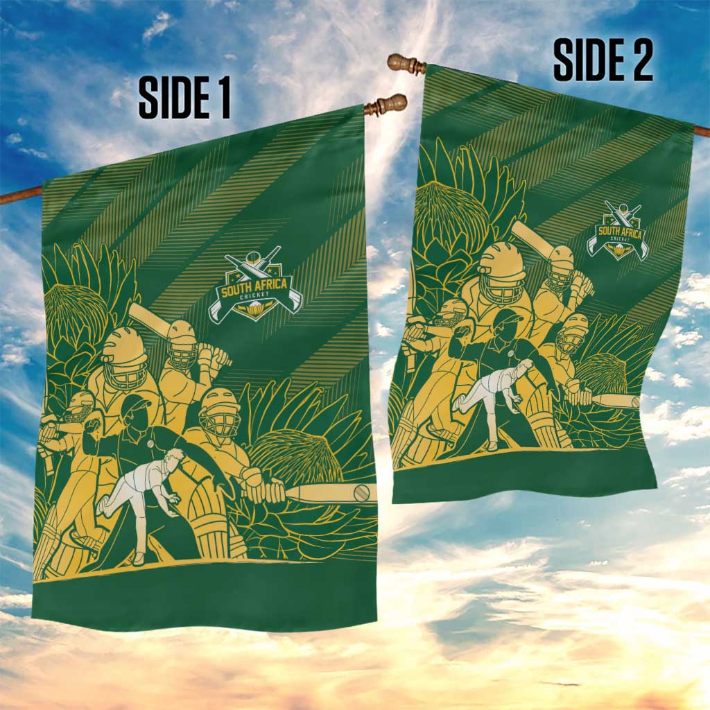 South Africa Cricket Champion Garden Flag Proteas Rock The World LT7