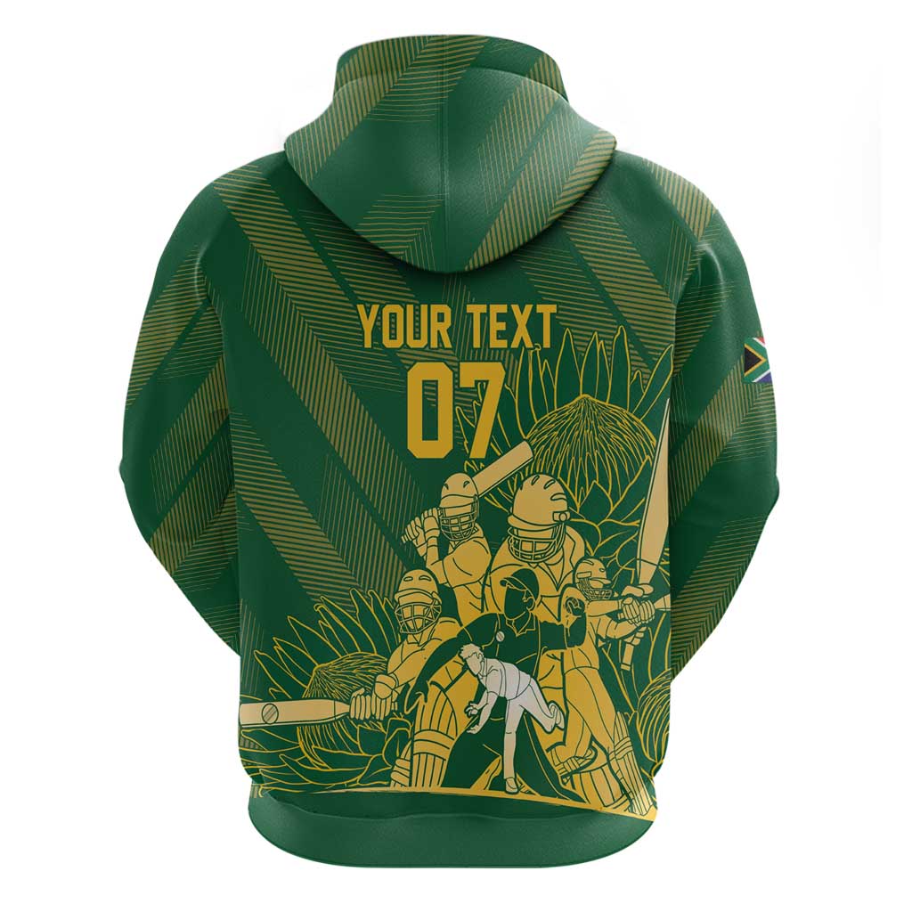 South Africa Cricket Champion Custom Hoodie Proteas Rock The World LT7