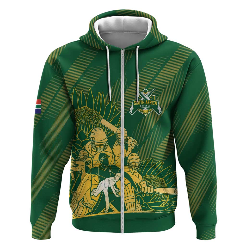South Africa Cricket Champion Custom Hoodie Proteas Rock The World LT7