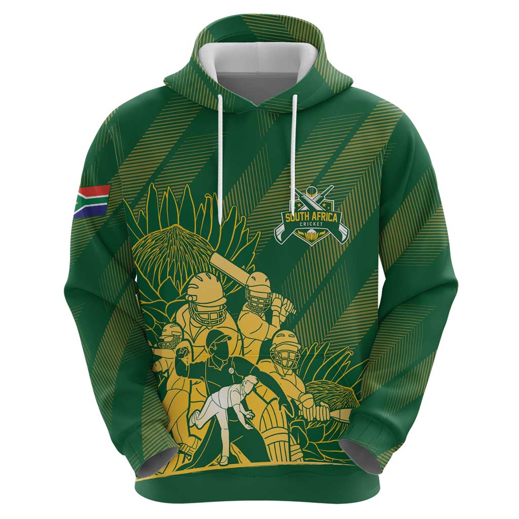 South Africa Cricket Champion Custom Hoodie Proteas Rock The World LT7