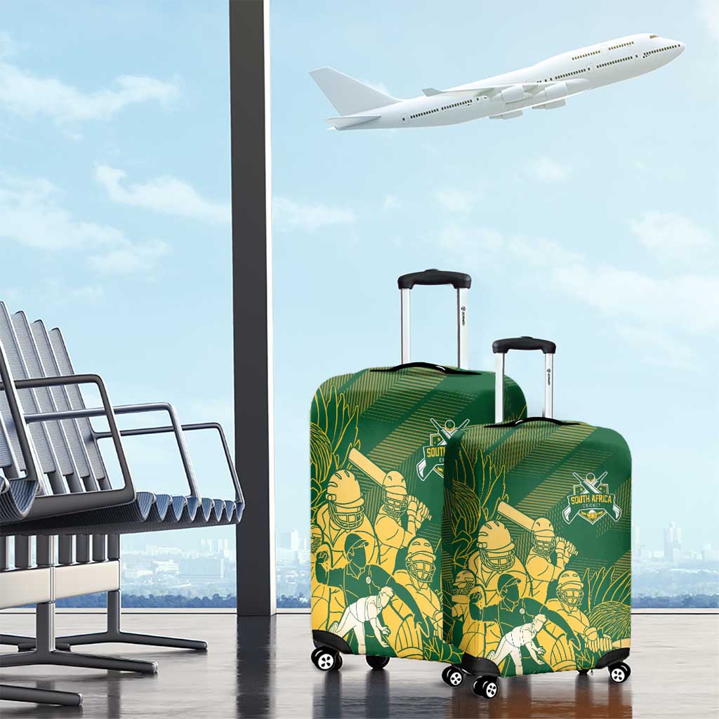 South Africa Cricket Champion Luggage Cover Proteas Rock The World LT7