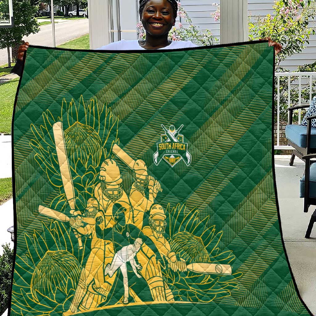 South Africa Cricket Champion Quilt Proteas Rock The World LT7