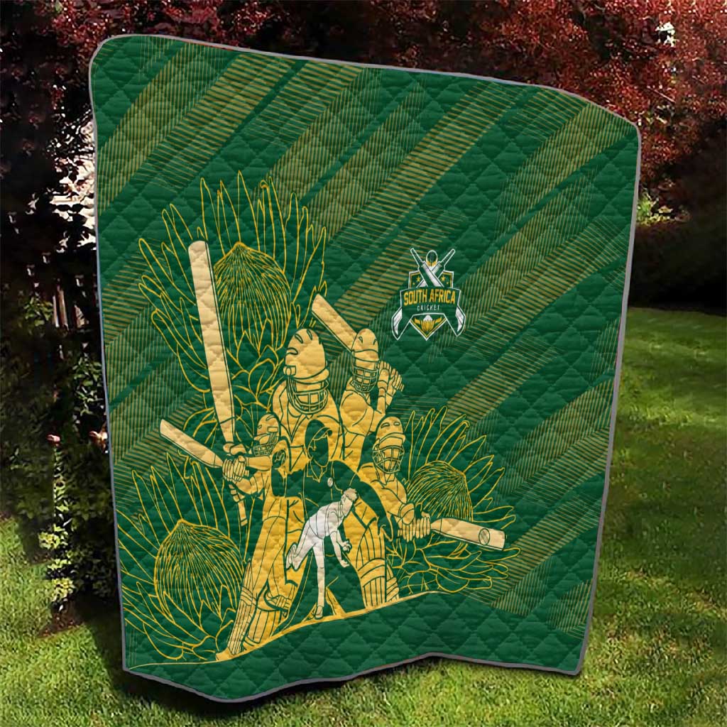 South Africa Cricket Champion Quilt Proteas Rock The World LT7