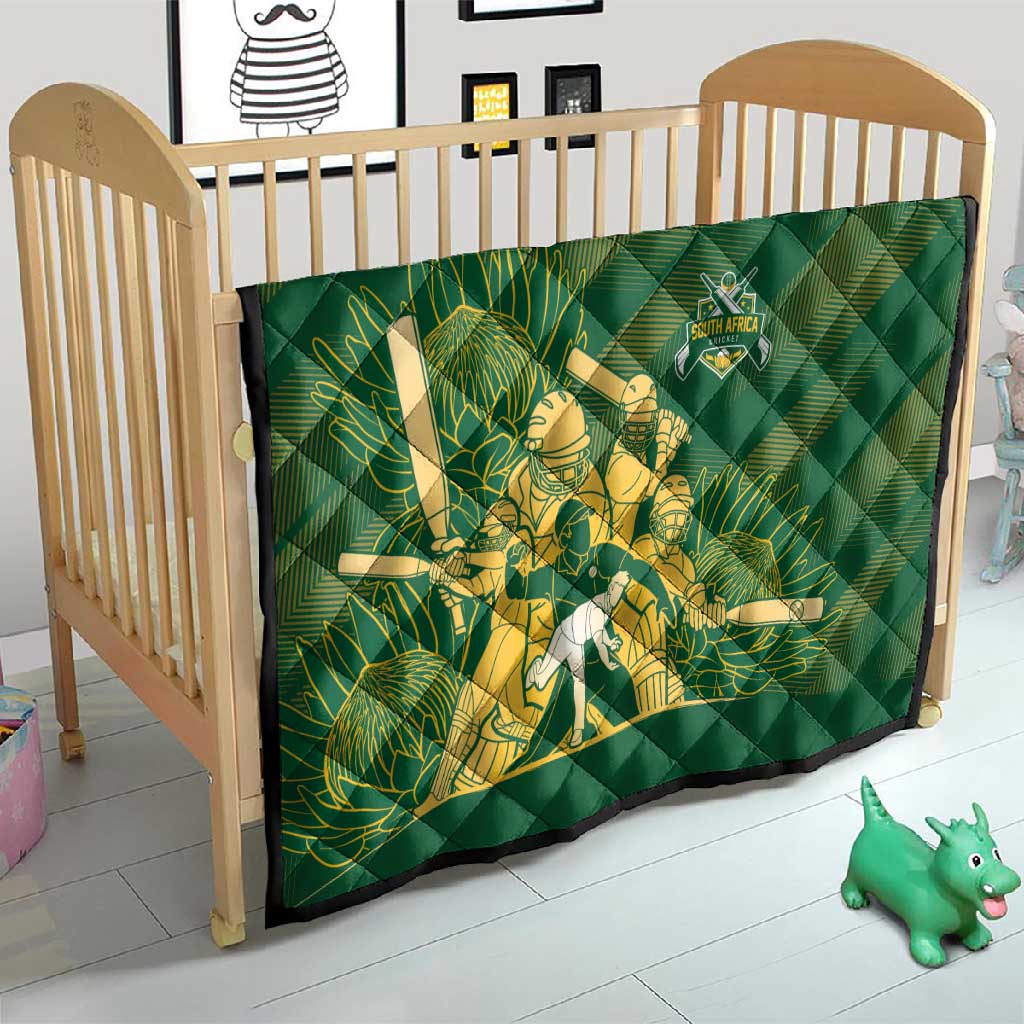 South Africa Cricket Champion Quilt Proteas Rock The World LT7