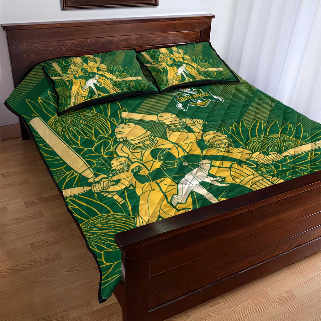 South Africa Cricket Champion Quilt Bed Set Proteas Rock The World LT7