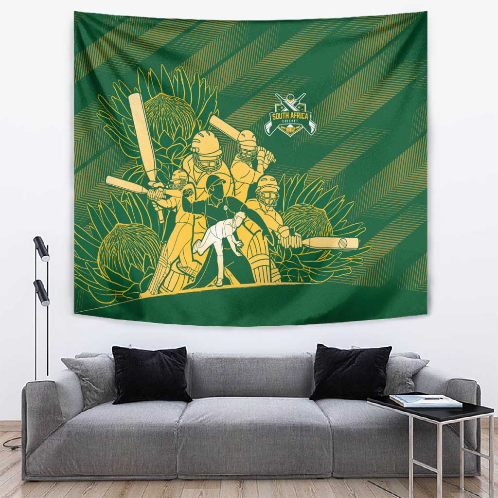 South Africa Cricket Champion Tapestry Proteas Rock The World LT7