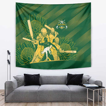 South Africa Cricket Champion Tapestry Proteas Rock The World LT7