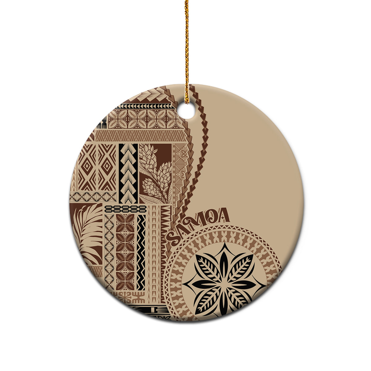 Samoa Siapo Motif Ceramic Ornament Classic Style LT7