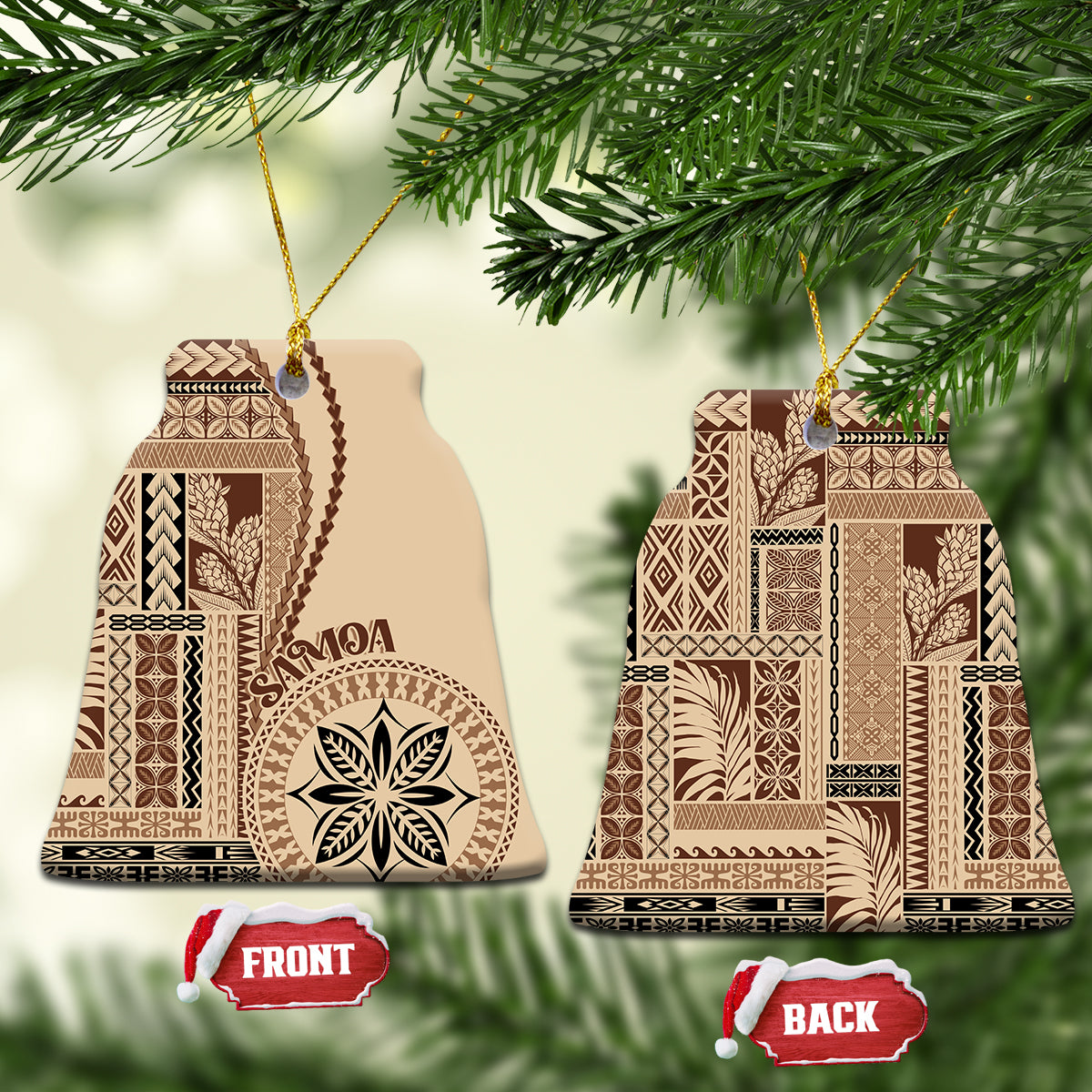 Samoa Siapo Motif Ceramic Ornament Classic Style LT7