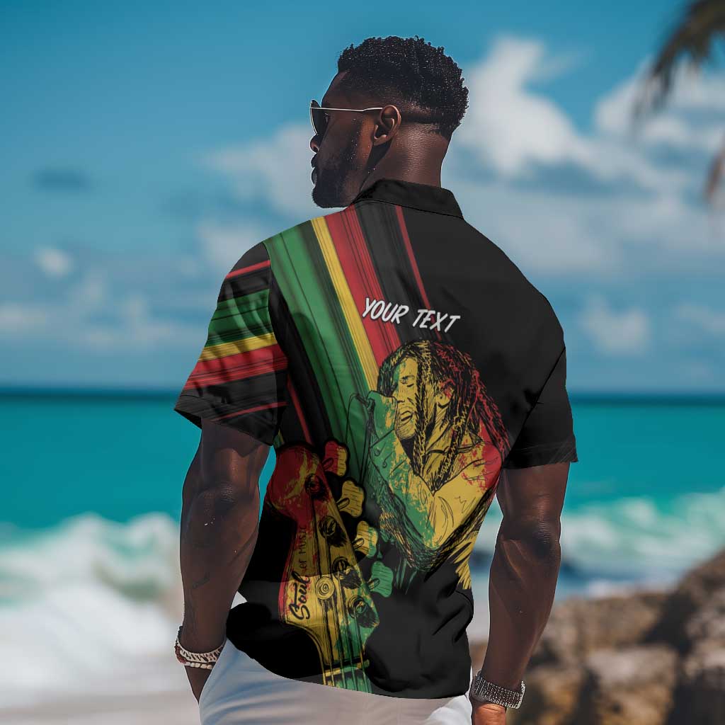 Personalised Afro Vibes Hawaiian Shirt Reggae King - Live The Way You Love LT7