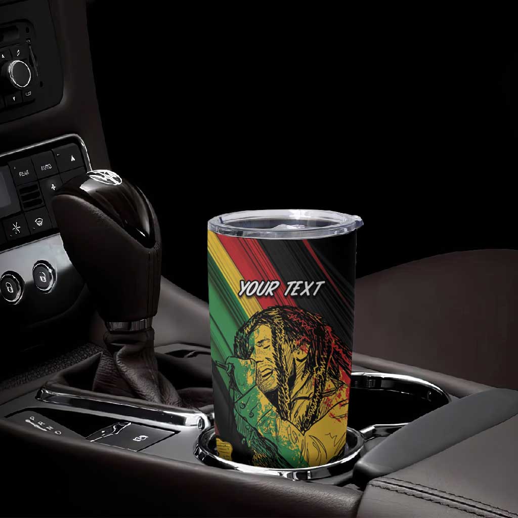 Personalised Afro Vibes Tumbler Cup Reggae King - Live The Way You Love LT7