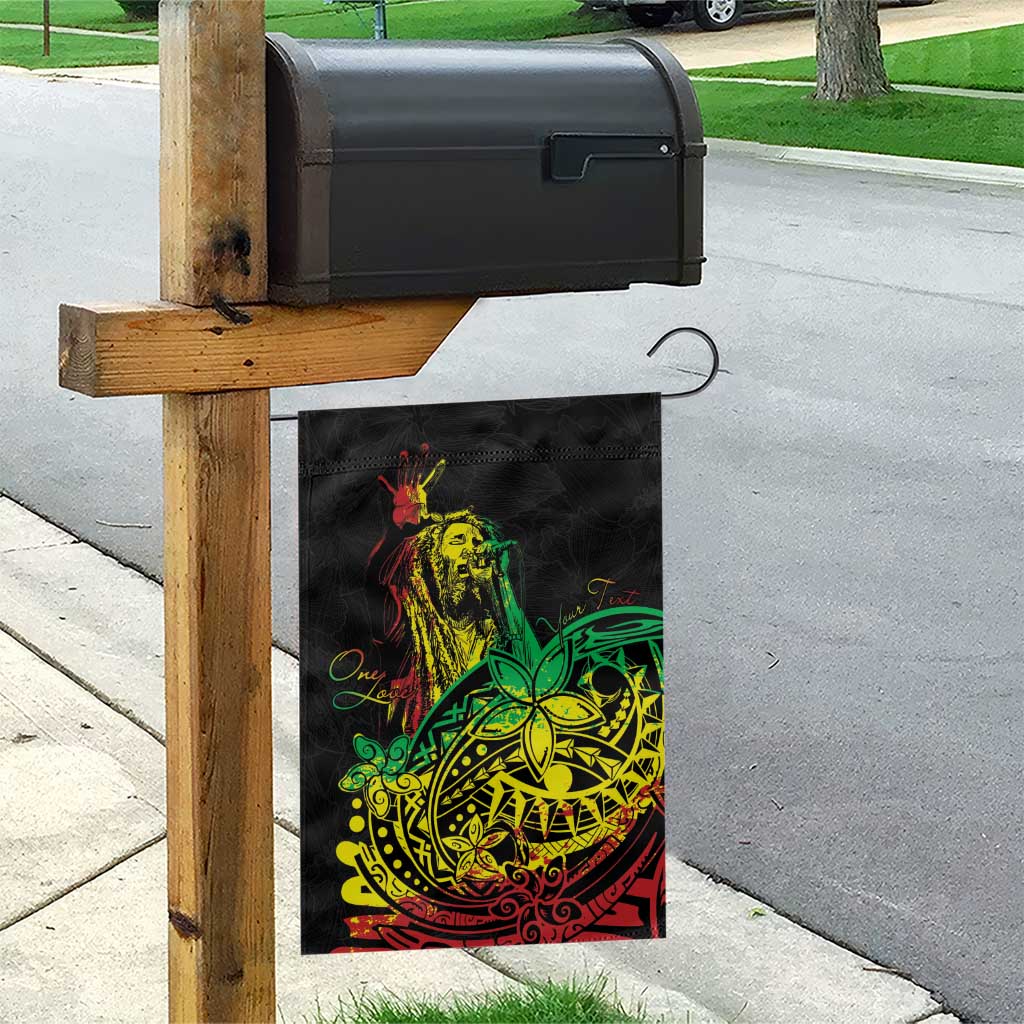 Personalised Jawaiian Reggae Garden Flag Afro-Polynesian Style LT7