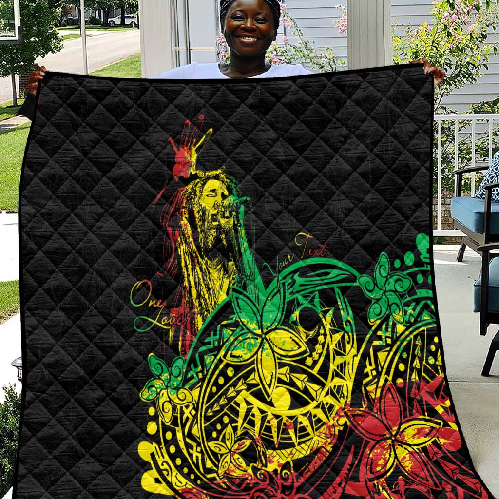Personalised Jawaiian Reggae Quilt Afro-Polynesian Style LT7