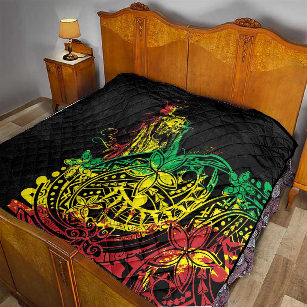 Personalised Jawaiian Reggae Quilt Afro-Polynesian Style LT7
