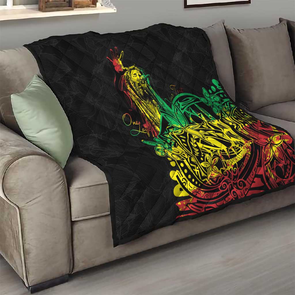 Personalised Jawaiian Reggae Quilt Afro-Polynesian Style LT7