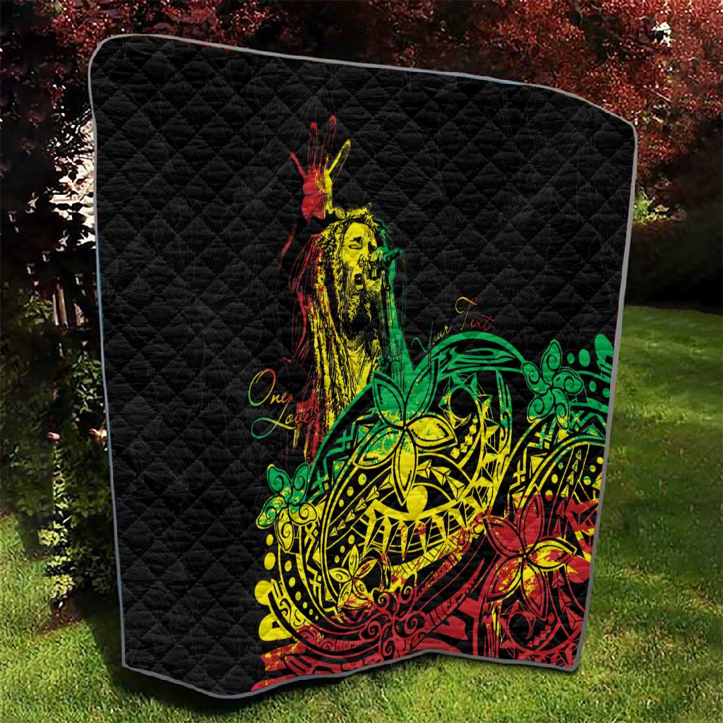 Personalised Jawaiian Reggae Quilt Afro-Polynesian Style LT7