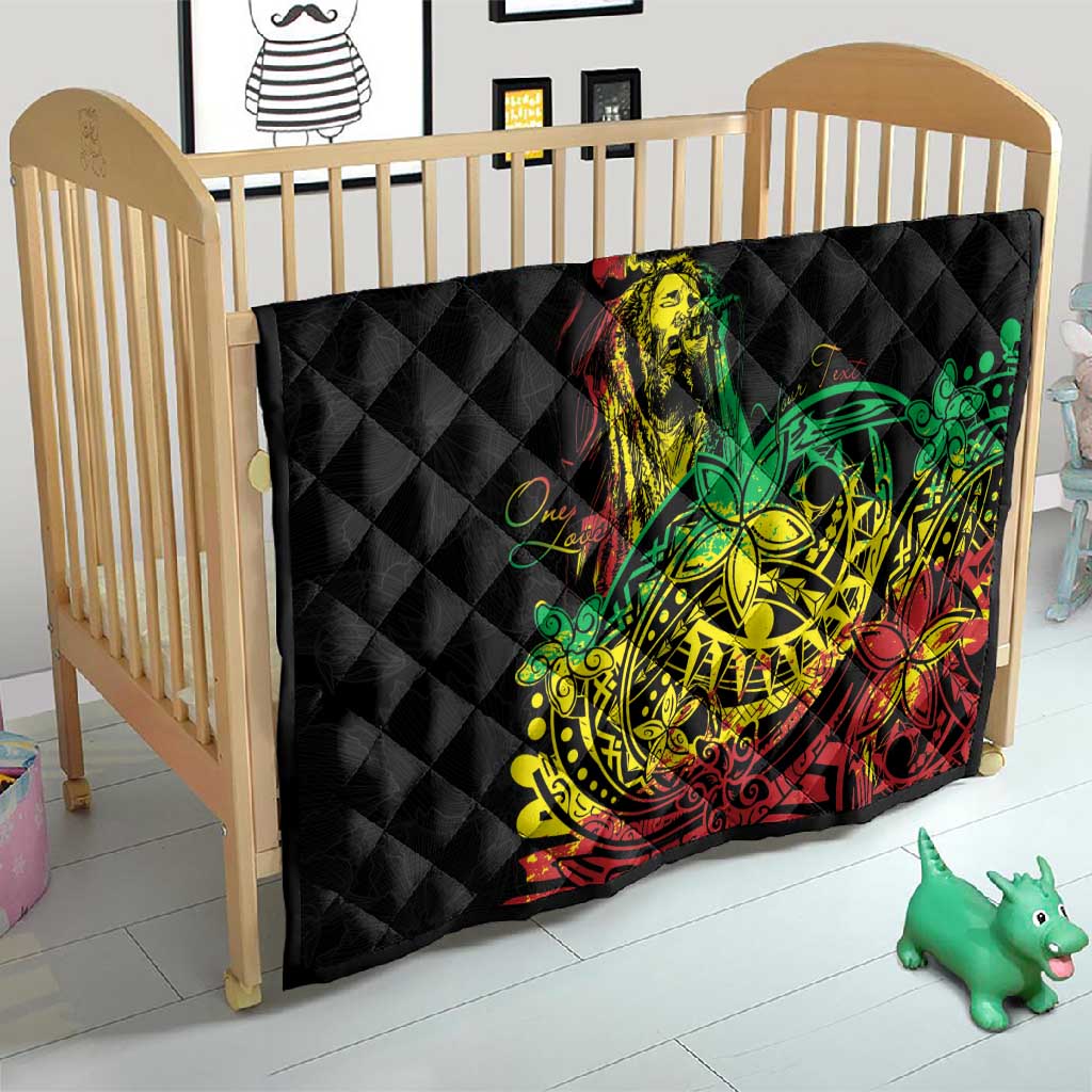 Personalised Jawaiian Reggae Quilt Afro-Polynesian Style LT7