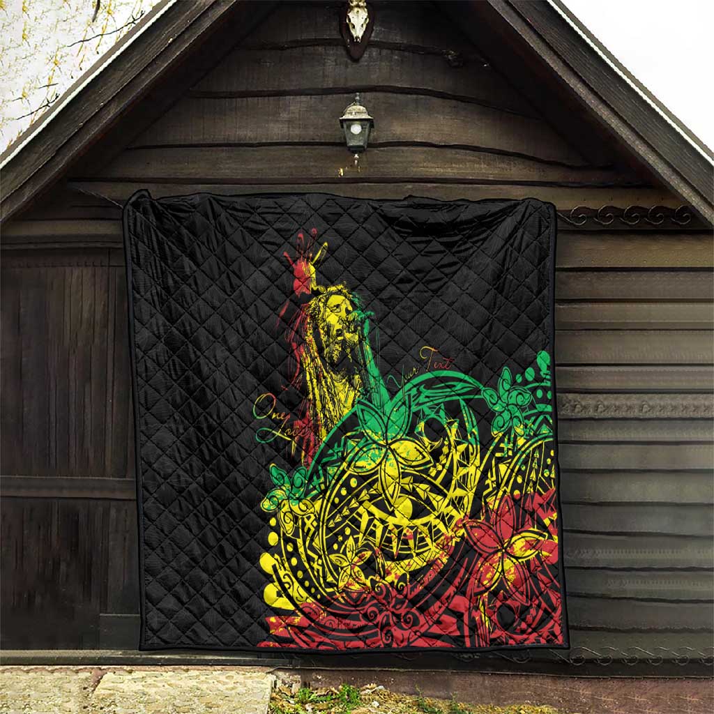 Personalised Jawaiian Reggae Quilt Afro-Polynesian Style LT7