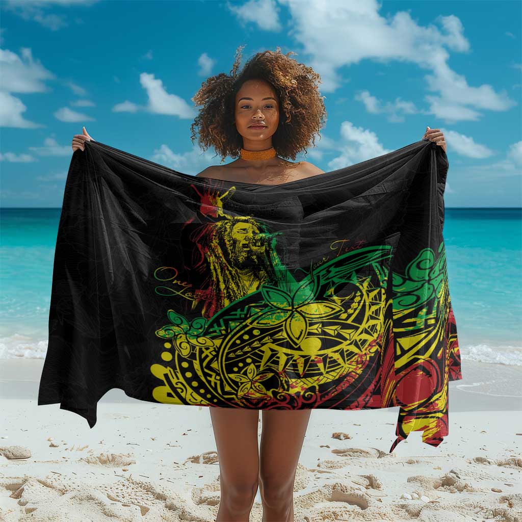 Personalised Jawaiian Reggae Sarong Afro-Polynesian Style LT7