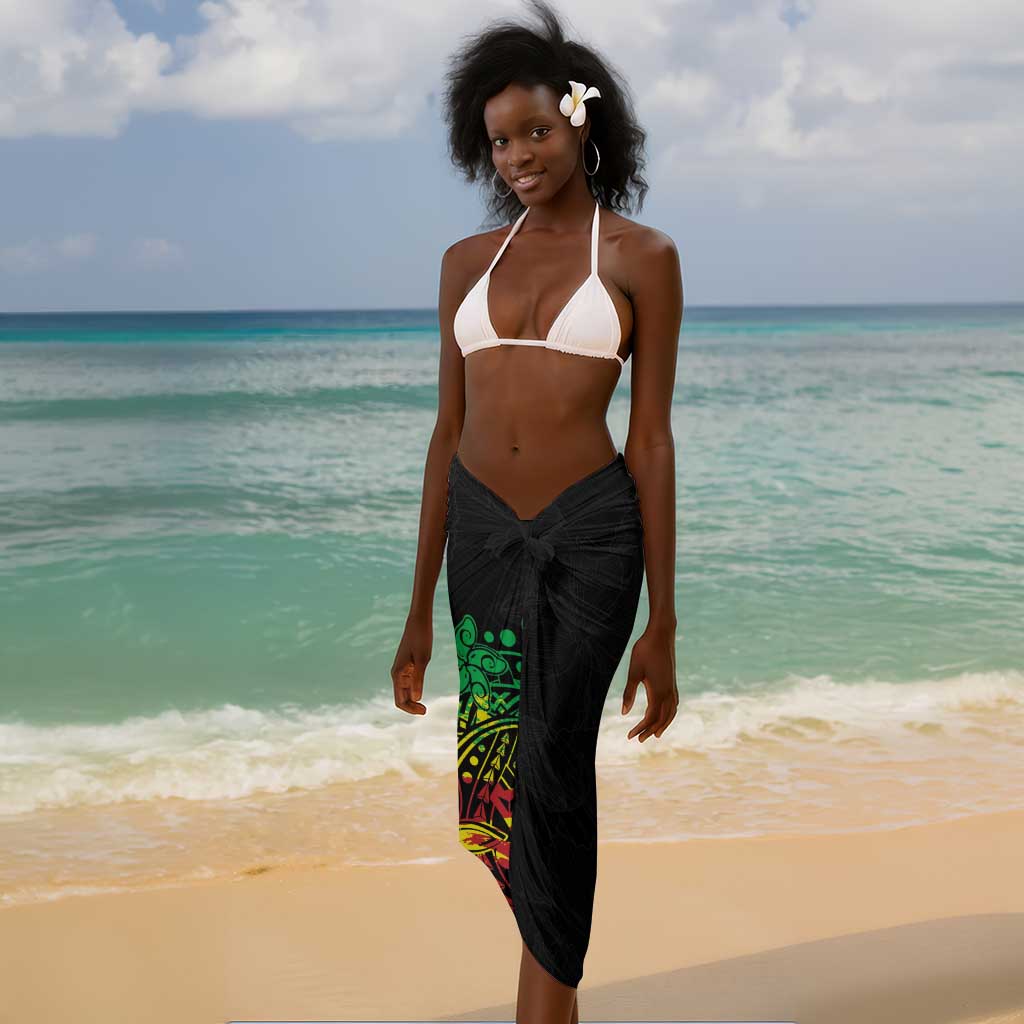 Personalised Jawaiian Reggae Sarong Afro-Polynesian Style LT7