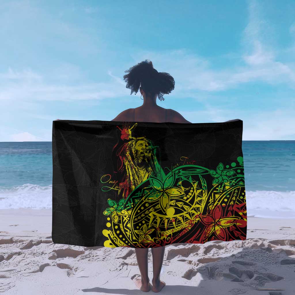 Personalised Jawaiian Reggae Sarong Afro-Polynesian Style LT7