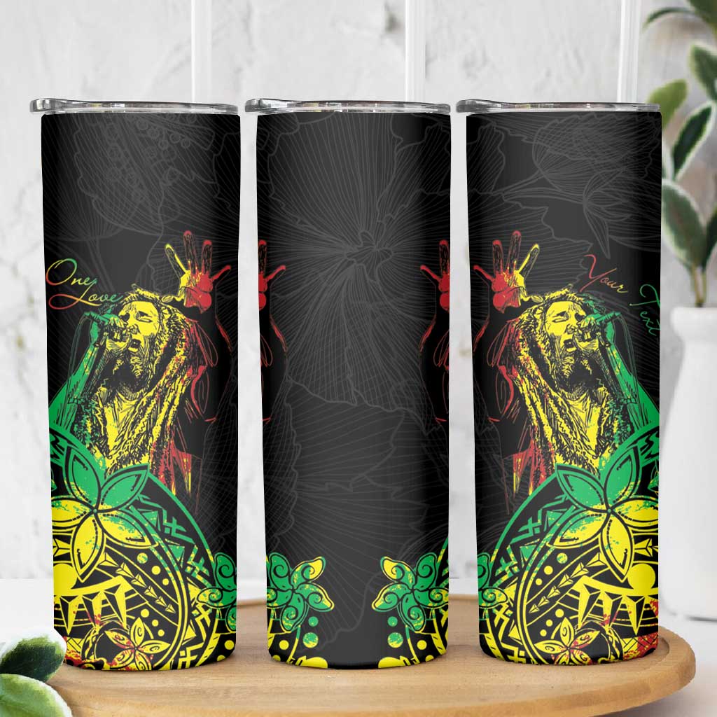 Personalised Jawaiian Reggae Skinny Tumbler Afro-Polynesian Style LT7