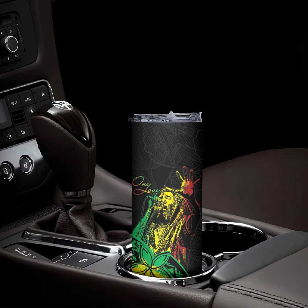 Personalised Jawaiian Reggae Skinny Tumbler Afro-Polynesian Style LT7