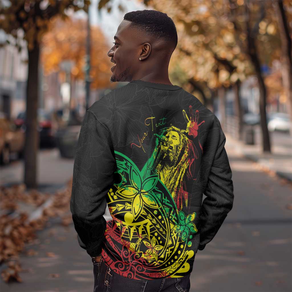 Personalised Jawaiian Reggae Sweatshirt Afro-Polynesian Style LT7