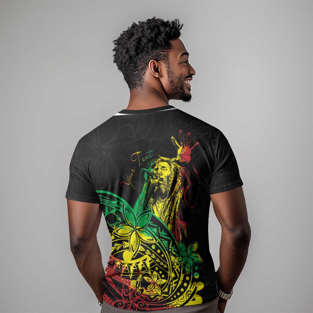 Personalised Jawaiian Reggae T shirt Afro-Polynesian Style LT7