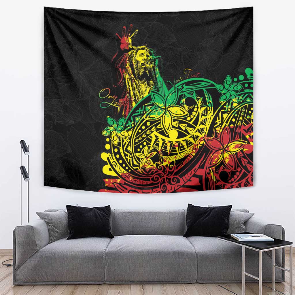 Personalised Jawaiian Reggae Tapestry Afro-Polynesian Style LT7