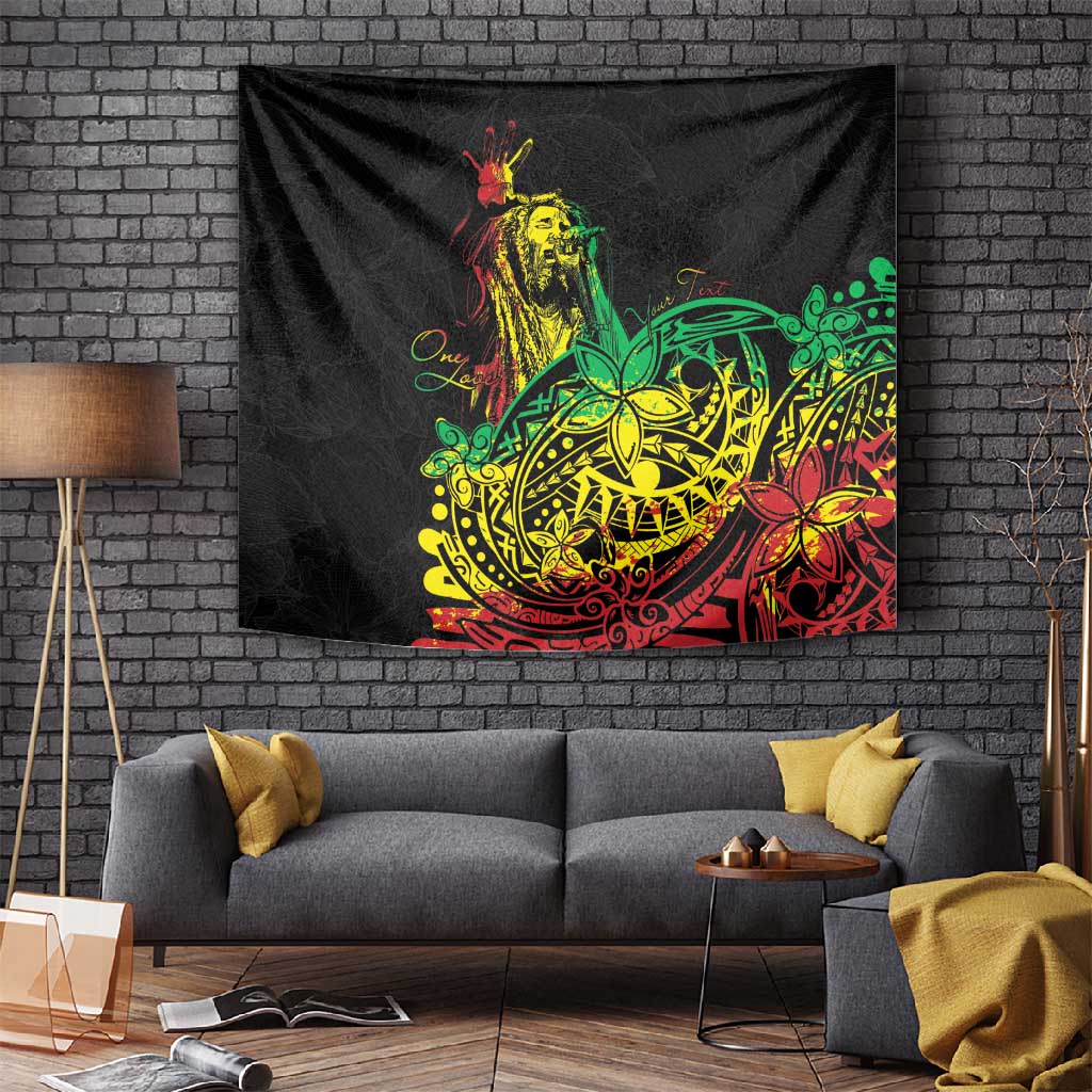 Personalised Jawaiian Reggae Tapestry Afro-Polynesian Style LT7