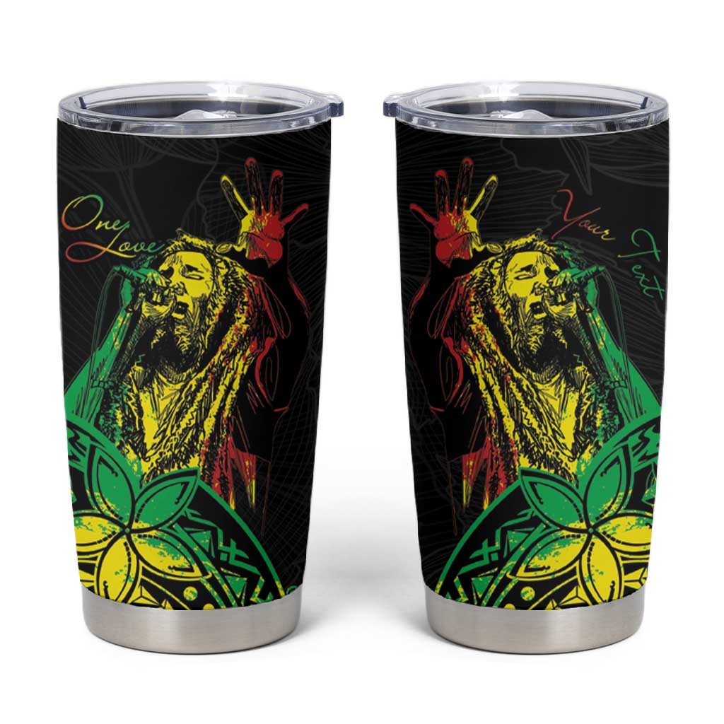 Personalised Jawaiian Reggae Tumbler Cup Afro-Polynesian Style LT7