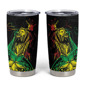 Personalised Jawaiian Reggae Tumbler Cup Afro-Polynesian Style LT7