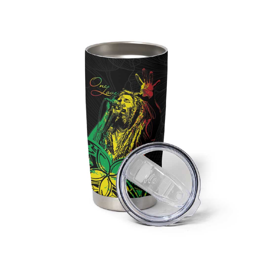 Personalised Jawaiian Reggae Tumbler Cup Afro-Polynesian Style LT7